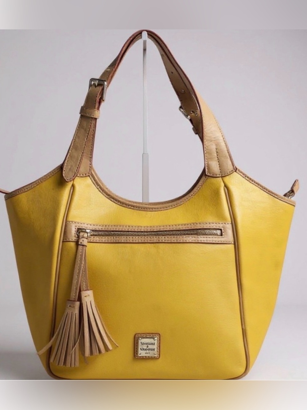 DOONEY & BOURKE Maddie Saffiano Leather Tote Bag in Dandelion